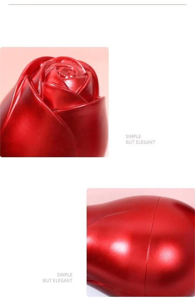 Luxury Metallic Rose Gift Box – Elegant Single Stem Presentation