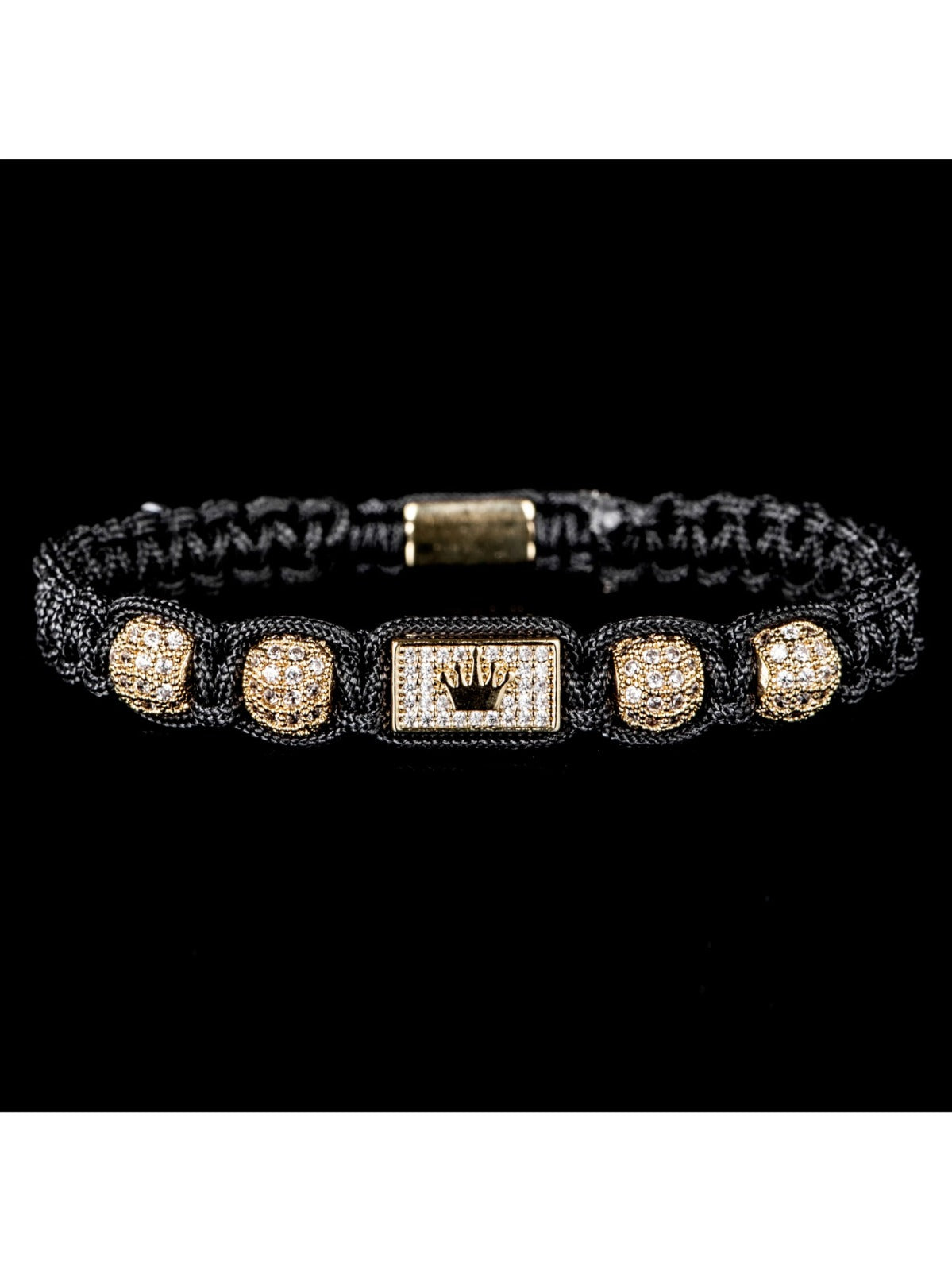 Men’s Luxury Crown Statement Bracelet