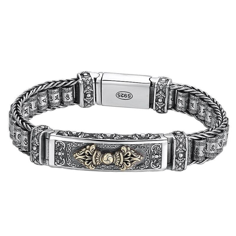 Men’s Luxury Crown Statement Bracelet