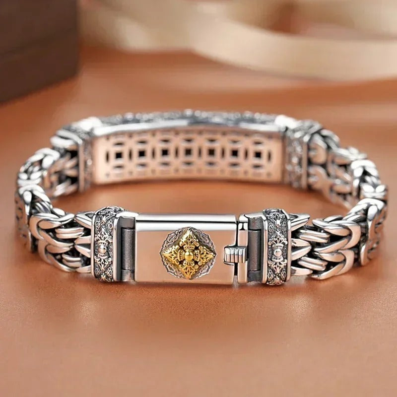 Men’s Luxury Crown Statement Bracelet